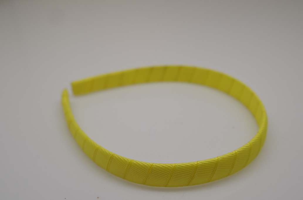 Wrapped headbands Colors: Daffodil yellow
